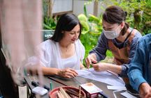 Chestnut Burrs Dye Experience at Kominka in Uchiko Town