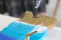 Naha Resin Art Class Inspired by Okinawa Blue Waves