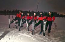 Private Sliding Ski Tour in Pyha Luosto National Park