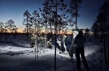 Private Sliding Ski Tour in Pyha Luosto National Park