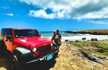Beach hopping Private Jeep Tour with Champagne included