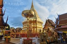 3 experiences: Doi Suthep Temple, Wat Phalat & monks trails hike