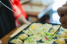 Osaka:Takoyaki Okonomiyaki Cook & Japanese Fes!! in doutonbori