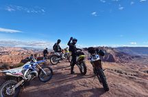 Enduro adventure directly at Zion National Park