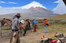 Cotopaxi tour from Quito -horseback ride and hike-NO TOURISTY way