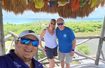 Crystal blue cozumel awaits you