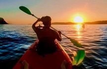 Sunset and Bioluminescent Plankton by Kayaking in Lan Ha Bay