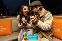 Amsterdam Light Festival: Saloon Boat Cruise + Hot Drinks & Bite