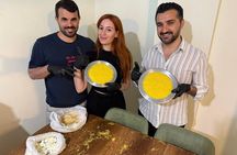 Turkish Sweet Cheese Pastry Künefe and Workshop at a Local Home