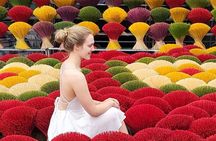  Incense Village & HANOI city tour with train street Coffee