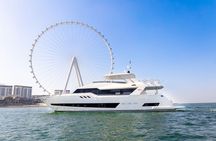 Dubai: Sunset Yacht Tour With Live DJ, BBQ & Unlimited Drinks.