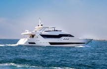 Dubai: Sunset Yacht Tour With Live DJ, BBQ & Unlimited Drinks.