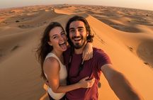 Dubai Desert Safari, Sand boarding, Camel Ride and BBQ Dinner