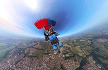 Parachute jump in Boituva with 360o Vision