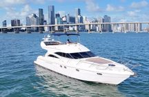 Luxury Yacht Tour 60' 13 pax to Star Island and Fisher Island