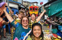 Private Tour to Maeklong Railway Market and Floating Market