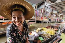 Private Floating market and Railway Market & Ayutthaya Historical