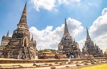 Private Floating market and Railway Market & Ayutthaya Historical
