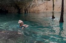 Private Cenote Sac Actun Cave Adventure from Riviera Maya