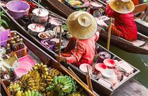 Private Tour to Maeklong Railway Market and Floating Market