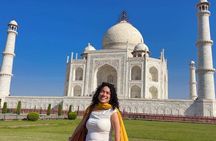 Same-Day Private Exotic Taj Mahal Sunset Experience from Delhi
