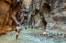 Private Narrows Slot Canyon Hike in Zion Canyon