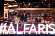 Dubai Canal Dinner Cruise with La Perle Show GOLD Tickets Combo