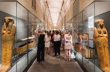 Turin: Egyptian Museum Tour and Aperitivo in Iconic Café 