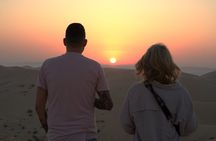 Private Sunrise Desert Safari Tour with Camel ride & Sandboarding