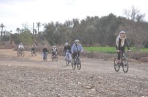 Cycling in marrakesh desert 