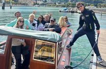 Boat tour on Lake Como: shared tour (1h) with hot drink