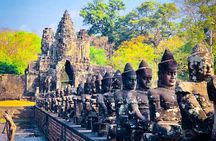  Siem Reap: 1-Day Angkor Wat + Private Tour Guide with Tuk-Tuk 