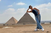 Giza Pyramids and Sphinx Private Tour with Camel Ride & Lunch
