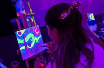 NEON Starry Night Sip and Paint Experience