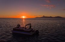 Toa Boat Bora Bora Private Sunset On Majestic Pontoon Boat