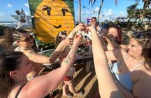 Pinones Bar Hopping Beach Food Tour & Caguas River Hidden Gem 