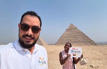 Half Day Tour Giza Pyramids and Great Sphinx with privet Guide 