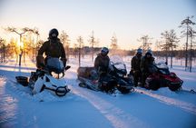 Ranua Snowmobile Safari Adventure on Winter Lake 1 hour