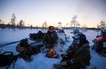 Ranua Snowmobile Safari Adventure on Winter Lake 1 hour