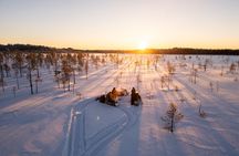 Ranua Snowmobile Safari Adventure on a Winter Lake 2 Hours