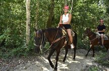 Jungle Triple Adventure Horseback, Ziplines and Cenote