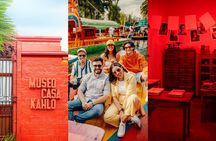 Premium Frida Kahlo Red House and Xochimilco (Small Groups)