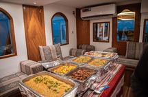 Doha: Dhow Cruise Dinner Live BBQ Buffet and Hotel Transfer