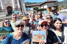 Painting Outdoors in Antigua Guatemala