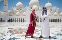 From Dubai: Abu Dhabi Grand Mosque, Palace, Etihad Towers & Lunch