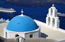 Santorini: Break Plates Show & Fira Walking Tour