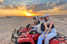 Cairo Tour Sunset in Sahara desert and quad bikes ( ATV ) ride 