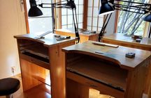 Mini Tsuba Engraving a Japanese Sword Activity