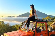 Bali: Mt Batur 4WD Jeep Sunrise, Ubud ATV & Rafting with Meals