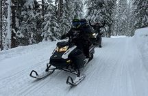 3 Hour Guided Snowmobile Trail Adventure